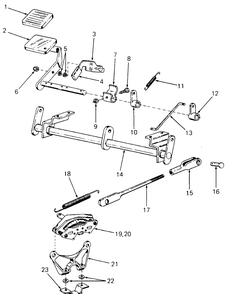 Part Location Diagram of 920-3019 Cub Cadet Grip, Parking Brake